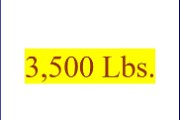 3500 Lbs