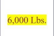 6000 Lbs